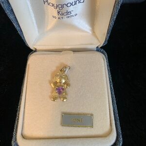 Girl’s June birthstone charm